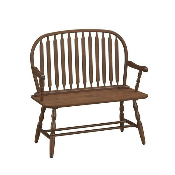 Carolina Chair and Table Windsor Bench, Elm