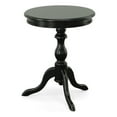 thumbnail image 1 of Carolina Classic Leeann Pedestal Accent Table in Black, 1 of 7