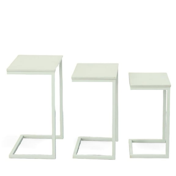 Carolina Classics Astrid Nesting Table Set in White