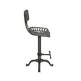 thumbnail image 1 of Carolina Classics August Adjustable Bar Stool in Gray, 1 of 9
