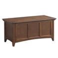 thumbnail image 1 of Carolina Classics Aura Solid Wood Blanket Storage Chest in Elm, 1 of 4