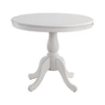 thumbnail image 1 of Carolina Classics Fairview 36" Round Pedestal Dining Table in White, 1 of 3