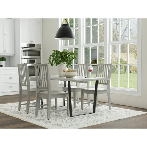 Carolina Classics Hudson 17.75" Wood Dining Chair in Natural Driftwood Brown