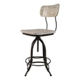 thumbnail image 1 of Carolina Classics Mason Adjustable Stool in Natural Driftwood/Aged Iron, 1 of 3