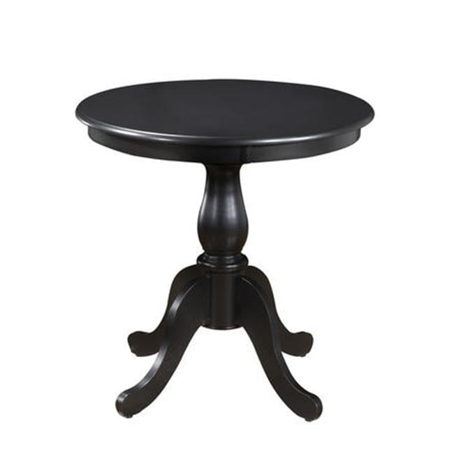 Fairview 30" Dark Wood Round Pedestal Dining Table