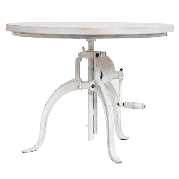 Carolina Classics Riley Adjustable Hi-Lo Coffee Table in Whitewash