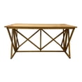 thumbnail image 1 of Contemporary Home Living Flip Top Rectangular Bar Table - 70.75" - Brown, 1 of 4