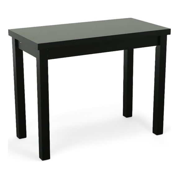 Carolina Classics Waverly Wood Bar Table with Rectangle Top in Antique Black