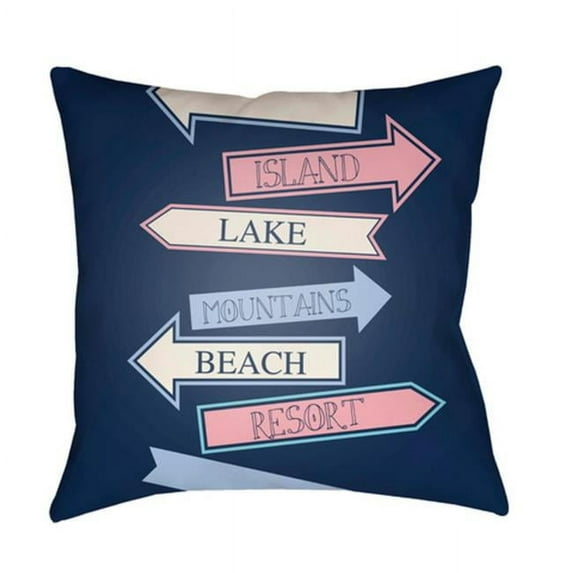 Carolina Coastal 18 x 18 x 4 Made to Order Throw Pillow