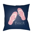 thumbnail image 1 of Surya CC006-2222 Carolina Coastal 22 x 22 x 5 in. Throw Pillow, Pink - Large, 1 of 3
