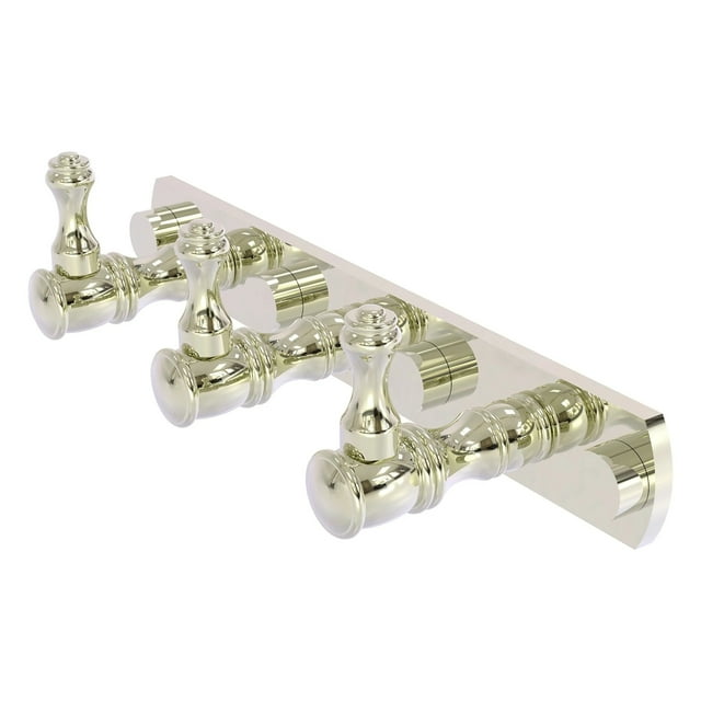 Carolina Collection 3 Position Tie and Belt Rack - Polished Nickel