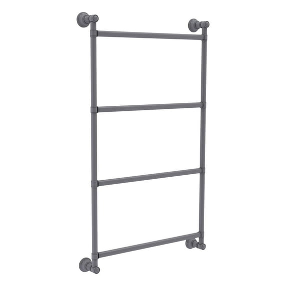 Carolina Collection 4 Tier Ladder Towel Bar - Matte Gray / 24 Inch