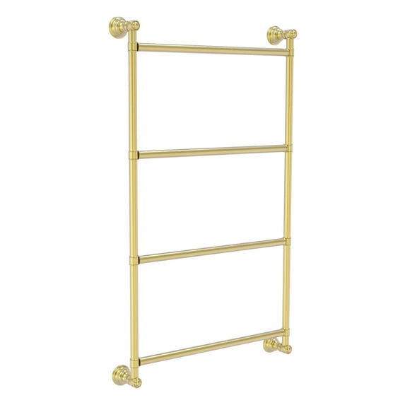 Carolina Collection 4 Tier Ladder Towel Bar - Satin Brass / 24 Inch