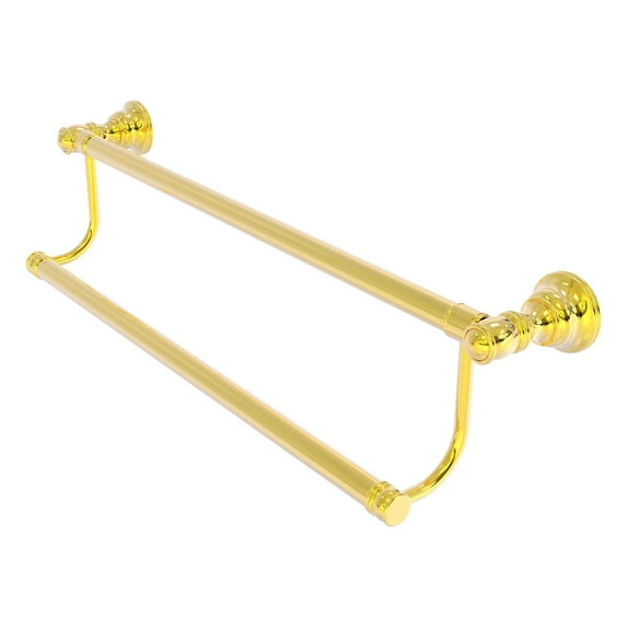 Carolina Collection Double Towel Bar - Polished Brass / 30 Inch