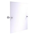 thumbnail image 1 of Carolina Collection Frameless Rectangular Tilt Mirror with Beveled Edge - Matte White, 1 of 1