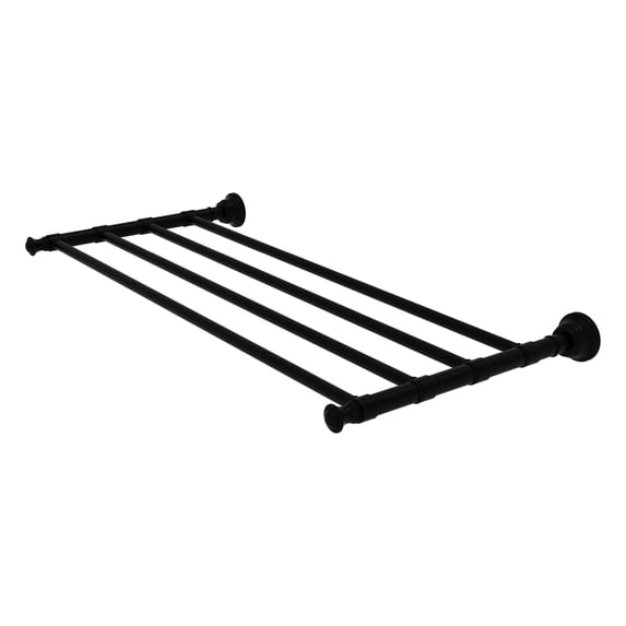 Carolina Collection Towel Shelf - Matte Black / 24 Inch