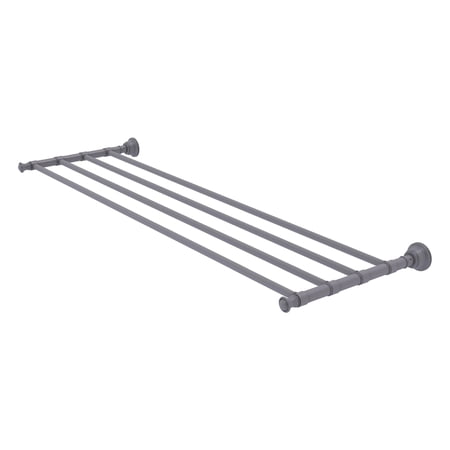 Carolina Collection Towel Shelf - Matte Gray / 36 Inch