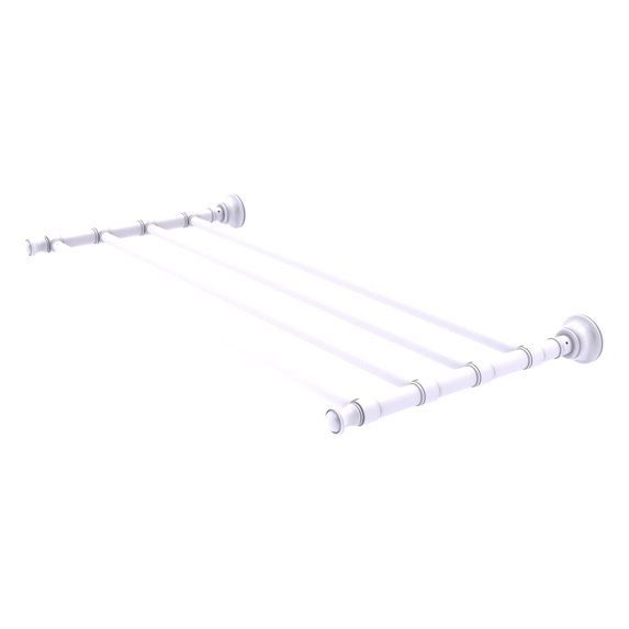 Carolina Collection Towel Shelf - Matte White / 24 Inch