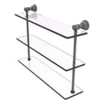 thumbnail image 1 of Carolina Collection Triple Glass Shelf - Matte Gray / 22 Inch, 1 of 1