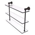 thumbnail image 1 of Carolina Collection Triple Glass Shelf - Oil Rubbed Bronze / 22 Inch, 1 of 1