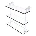 thumbnail image 1 of Carolina Collection Triple Glass Shelf - Satin Chrome / 16 Inch, 1 of 1
