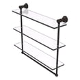 thumbnail image 1 of Carolina Collection Triple Glass Shelf with Towel Bar - Oil Rubbed Bronze / 22 Inch, 1 of 1