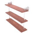 thumbnail image 1 of Carolina Collection Triple Wood Shelf - Polished Chrome / 22 Inch, 1 of 1
