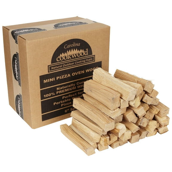 Carolina Cookwood 6” Wood-Fired Outdoor Pizza Oven, Naturally Cured White Oak - Portable