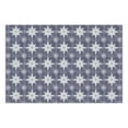 thumbnail image 1 of Carolina Creekhouse Vinyl Rug - Aurora 076853UA - Vinyl Floor Mat - Decorative, Vintage, Waterproof, Eco-Friendly, Non-Slip - Blue, 2'x3', 1 of 6