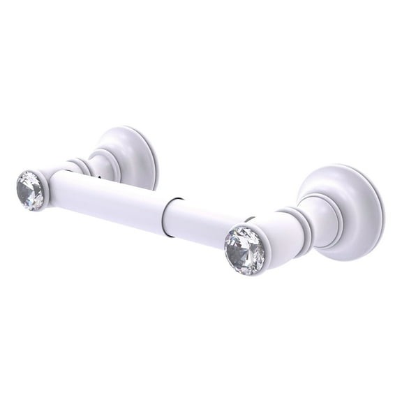 Carolina Crystal Collection 2 Post Toilet Tissue Holder - Matte White