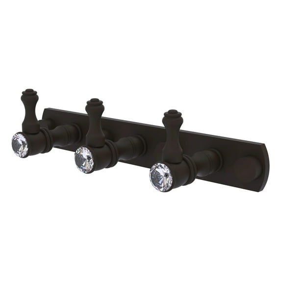 Carolina Crystal Collection 3 Position Tie and Belt Rack - Oil Rubbed Bronze
