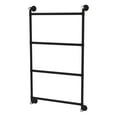thumbnail image 1 of Carolina Crystal Collection 4 Tier Ladder Towel Bar - Matte Black / 18 Inch, 1 of 9