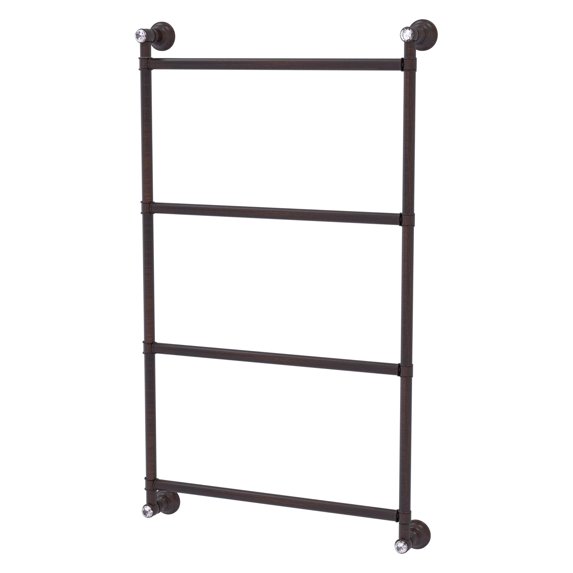 Carolina Crystal Collection 4 Tier Ladder Towel Bar - Venetian Bronze / 18 Inch