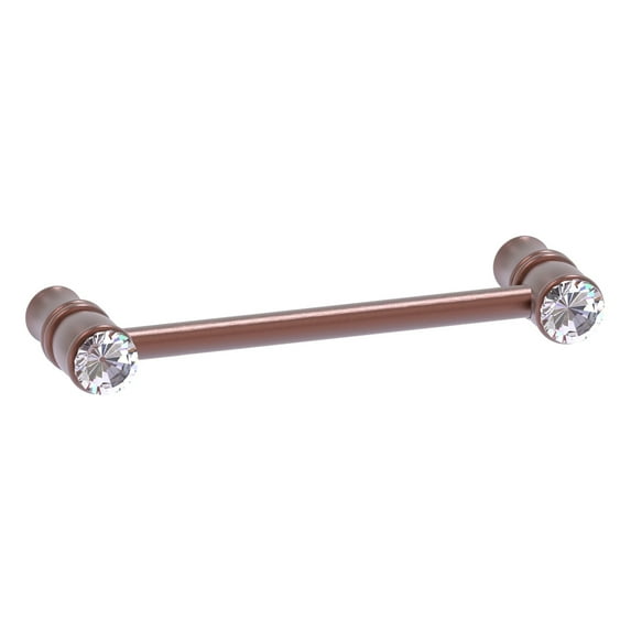 Carolina Crystal Collection Cabinet Pull - Antique Copper / 4 Inch