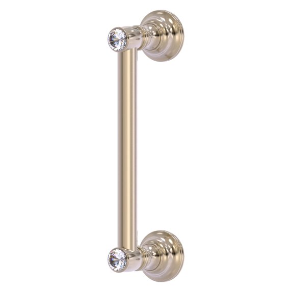 Carolina Crystal Collection Door Pull - Antique Pewter / 8 Inch