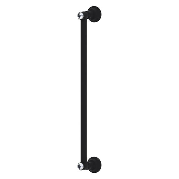 Carolina Crystal Collection Door Pull - Matte Black / 18 Inch