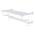 thumbnail image 1 of Carolina Crystal Collection Towel Shelf with Double Towel Bar - Satin Chrome / 24 Inch, 1 of 11