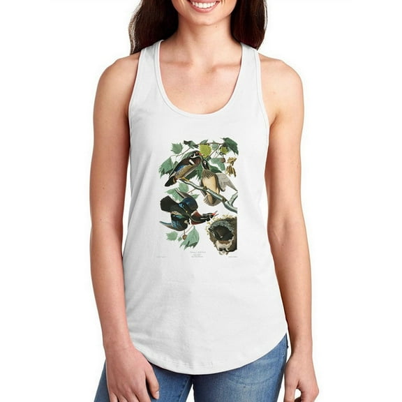 Carolina Ducks Racerback Tank Women -John James Audubon Designs, Female x-Small
