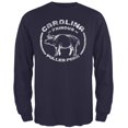 thumbnail image 1 of Carolina Famous Pulled Pork Mens Long Sleeve T Shirt Navy LG, 1 of 1