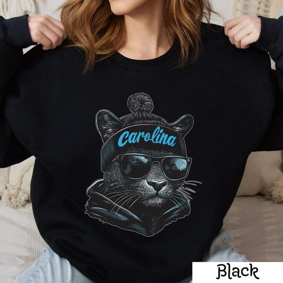 Carolina Football Crewneck Sweatshirt, Vintage Sports Fan Apparel, Trendy Game Day Gift Shirt