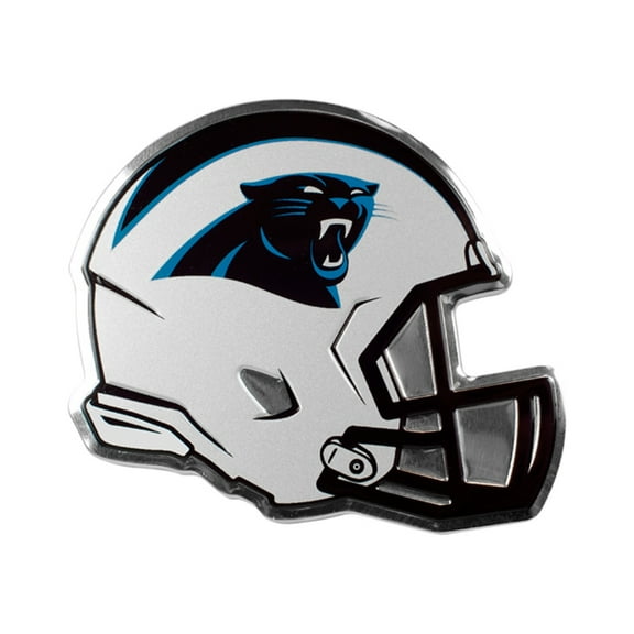 Carolina Football Panthers Easy Peel & Stick Full Color Aluminum Helmet Emblem