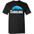 thumbnail image 1 of Carolina Football Skyline Graphic T-Shirt Retro Charlotte City Pride Men's Apparel Black, 1 of 6