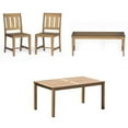 thumbnail image 1 of Carolina Furniture 4-CO6030-OIL 4 Piece Fontana Outdoor Dining Set, Oil, 1 of 12