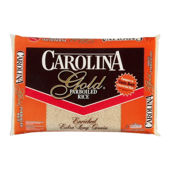 Carolina Gold Enriched Extra Long Grain Parboiled Rice, 20 lb Bag