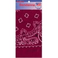 thumbnail image 1 of Carolina Hav-A-Hank Paisley Bandanna 22"X22"-Burgundy, 1 of 2