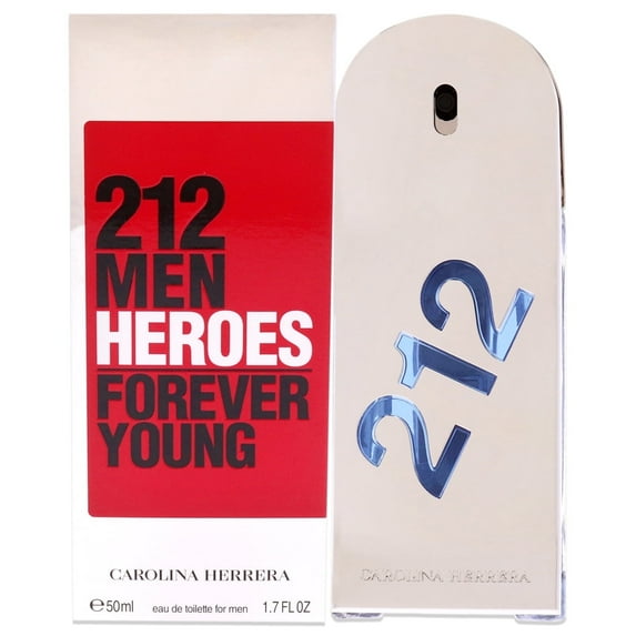 Carolina Herrera 212 Heroes Forever Young Box Perfume For Men , 1.7 Oz