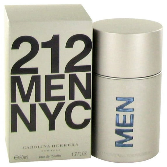 Carolina Herrera 212 Men NYC Eau De Toilette Spray, Cologne for Men, 1.7 Oz