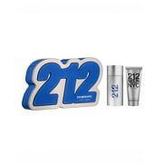 212 Men NYC By Carolina Herrera For Men Set Eau De Toilette 3.4oz + Shower Gel 3.4oz