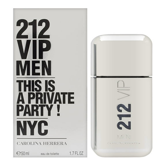 Carolina Herrera 212 VIP Eau de Toilette, Cologne for Men, 1.7 Oz