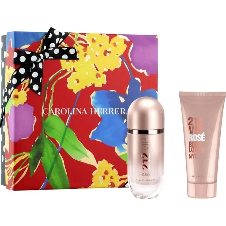 Carolina Herrera 212 VIP ROSE Women 2PC Gift Set (EDP Spray + Body
